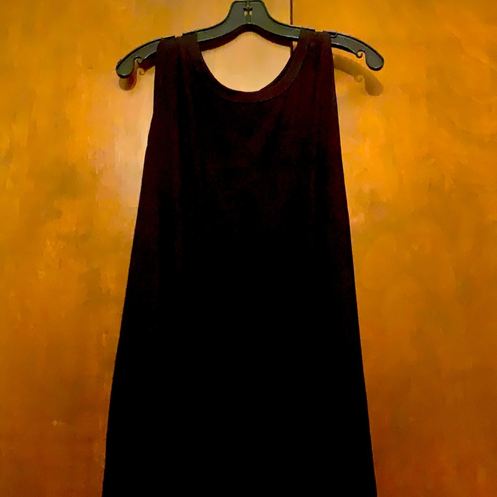 SIMPLE Black dress Knee-legth